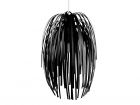 Pendant lamp Fireworks PP black