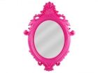 Mirror Baroque plastic pink