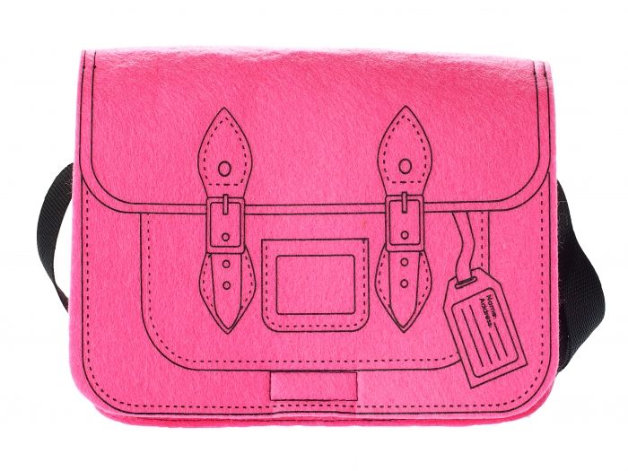 Shoulder bag B2S felt pink - 1