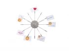 Wall Clock Memo holder alu