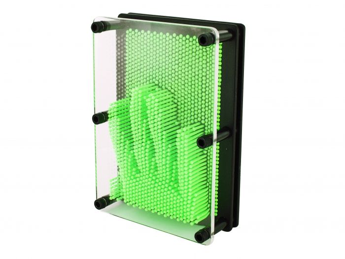 Pin Art green plastic - 1