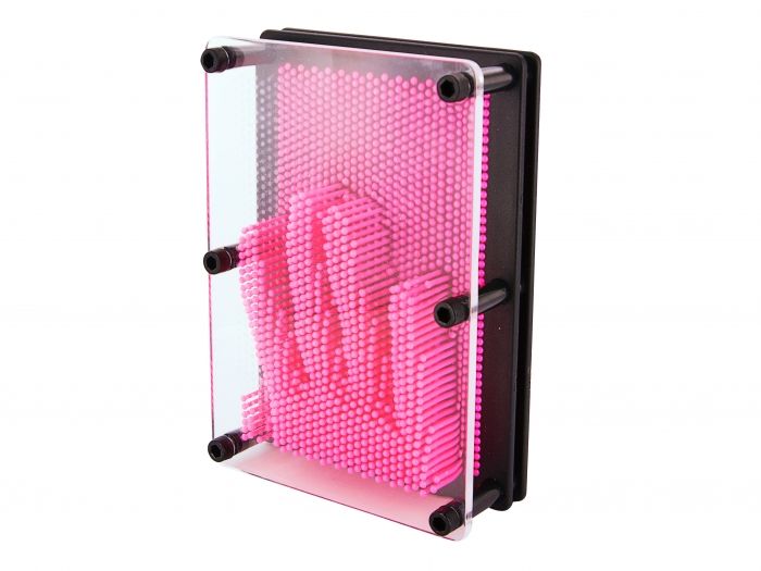 Pin Art pink plastic - 1