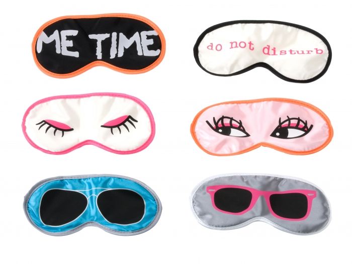 Eyemask 6 ass. designs satin - 1