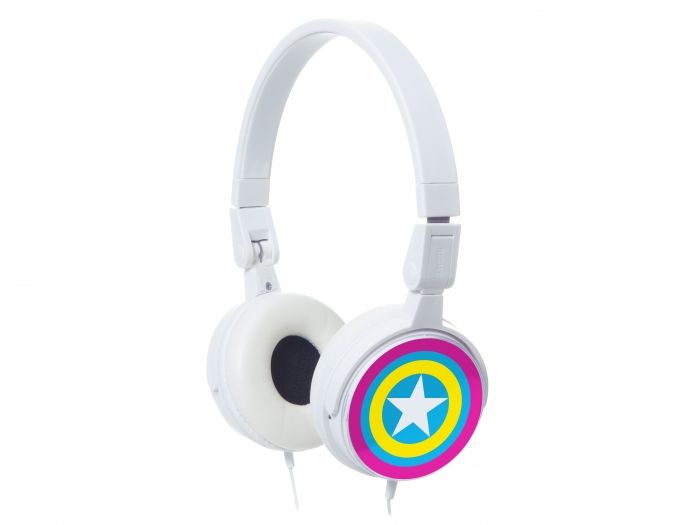 Headphone Colourful Star pink, BOX32 Design - 1
