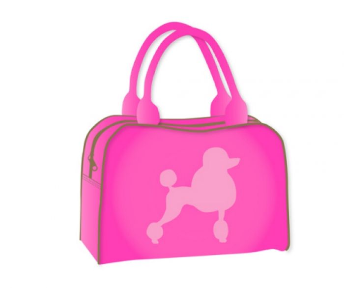 Shoulderbag Poodle pink PU - 1