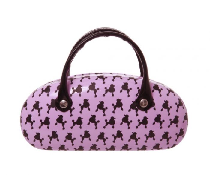Sunglasses case Poodle light pink - 1