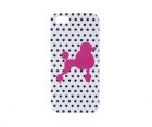 iPhone case Pink Poodle dotted