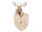 Wall clock DIY Moose wood