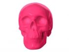 Moneybank Skull neon pink ceramic