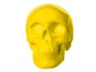 Moneybank Skull neon yellow ceramic - 1