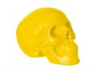Moneybank Skull neon yellow ceramic - 2