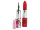 Ball pen Lipstick red and pink ass., L. 10cm - 1