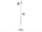 Floor lamp Retro 2 lights metal chrome