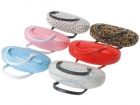 Sunglasses case w. handle 6 assorted designs